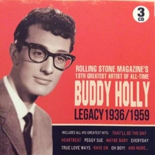 BUDDY HOLLY Legacy 1936/1959 *SEALED* 3CD   *Highly Rated Seller*
