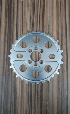 Chain Reaction BMX Kettenblatt 30T SILBER NEU Mittelschule BMX Single Speed MTB DJ