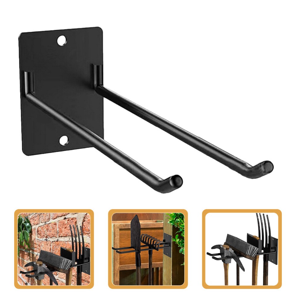 Wallmounted Broom Storage Hanger Organizer For Garden Garage Garage