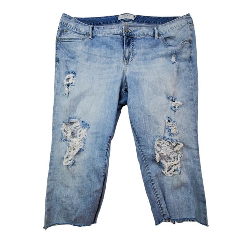Torrid Cropped Jeans Womens Size 20 