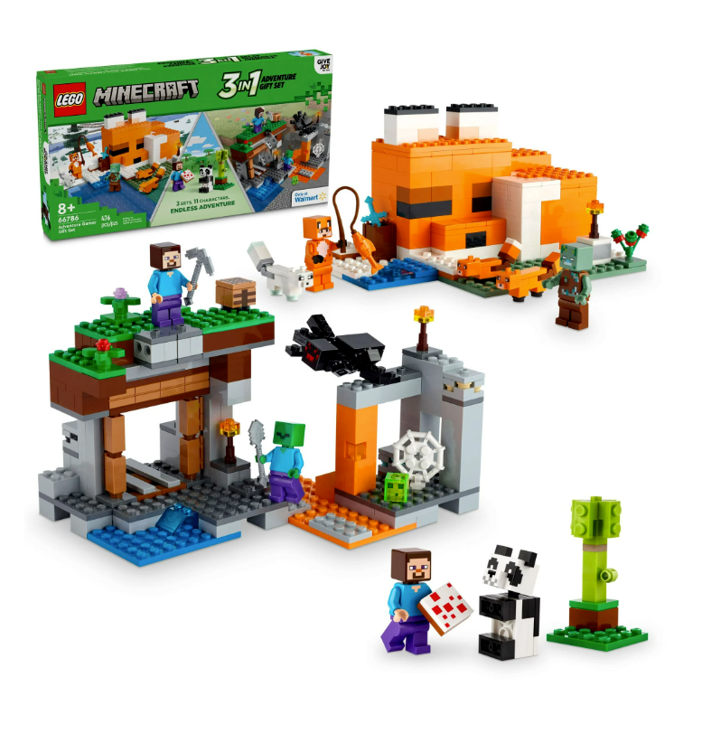 NEW! LEGO Minecraft in ADVENTURE GIFT SET 66786 TOY Video Game Building  Set