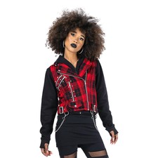 Heartless Evilyn Check Jacket (red/black)