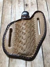 handmade leather knife sheath