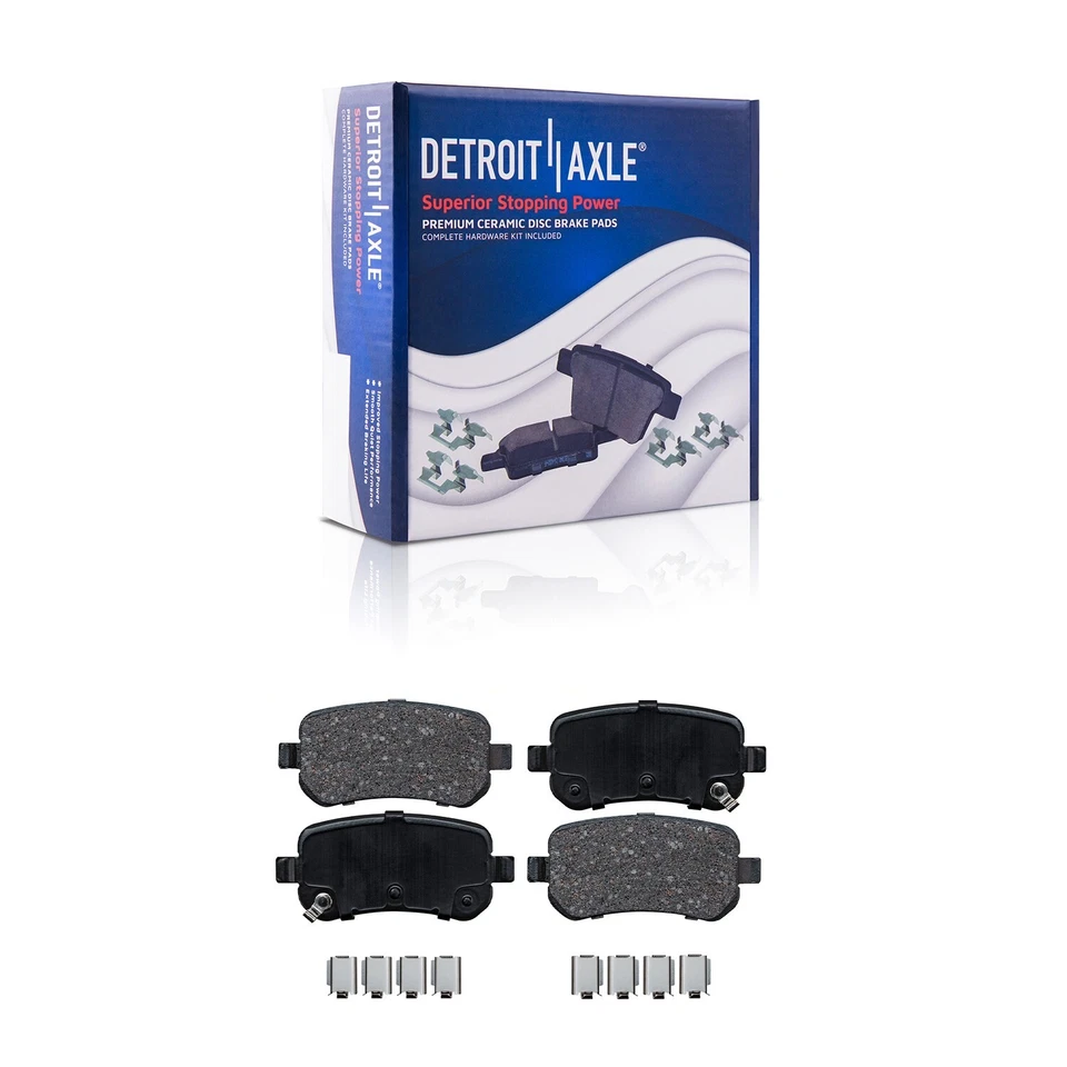 Rotores de freno delanteros traseros pastillas de freno de cerámica para Ford Freestar Monterey 2004-2007 Foto 4 de 4