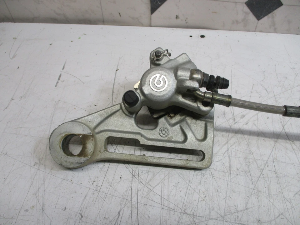 Ktm 520 400 250 exc 2005 05 Rear brake caliper master cylinder pedal line hose - Image 4 of 4