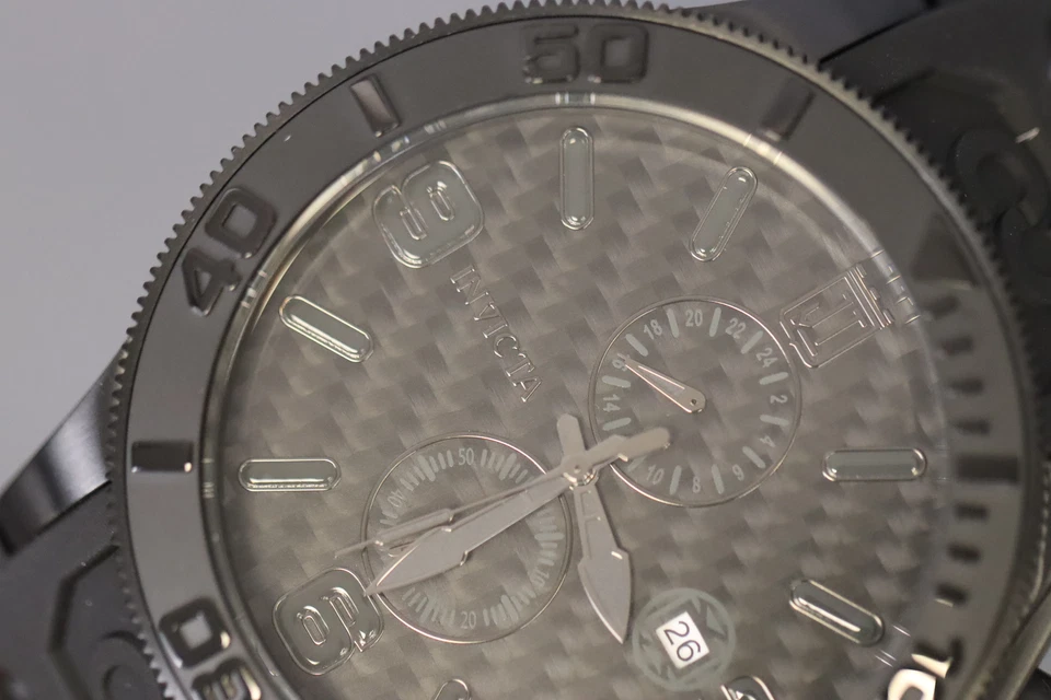 INVICTA J T мужчин 52 мм из нержавеющей стали черный циферблат VD35 кварца нужно аккумулятор - Изображение 2 из 4