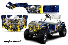 Cart Graphics Kit Decal Sticker For Yamaha Golf Cart 1995-2006 MotorHead U