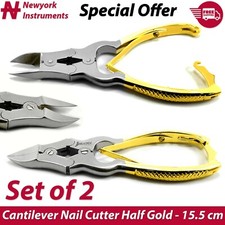 Professional Cantilever Clippers Cutter Heavy Duty Toenail Nail Cutter 15.5cm X2
