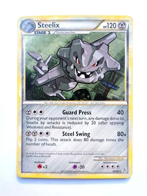 Pokemon TCG - Steelix 24/95 Holo Rare - Unleashed | eBay