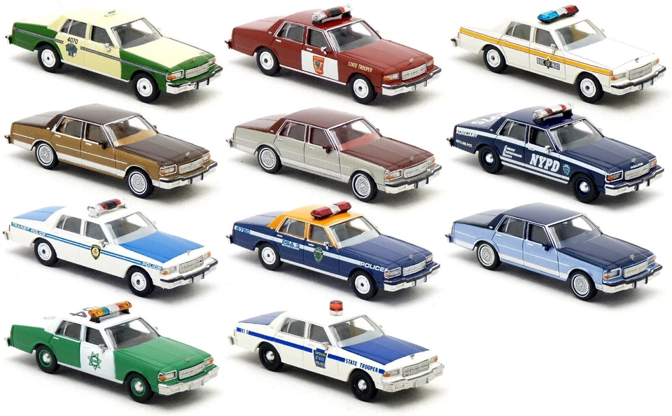 Brekina - Chevrolet Caprice 1987 Limousine USA PKW Modelle Auswahl - 1:87 H0