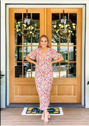 RIXO FOR TARGET FLORAL MULTICOLOR PUFF 
