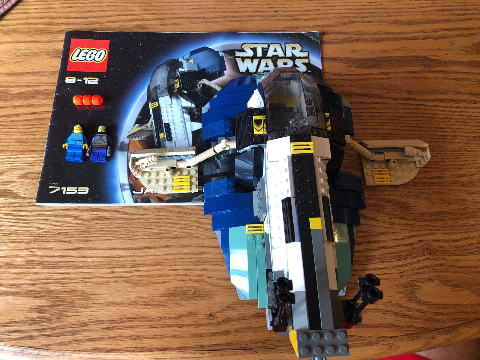 Lego Star Wars Jango Fett's Slave I (7153) w/ Manual, Jango + Boba Authentic