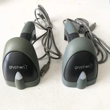 (Lot of 2) Datalogic Gryphon D120 Linear Image Scanners (D-120) /CABLED