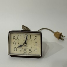 Vintage 70s Westclox Dialite Alarm Clock 22212 Made in USA TESTED & WORKING