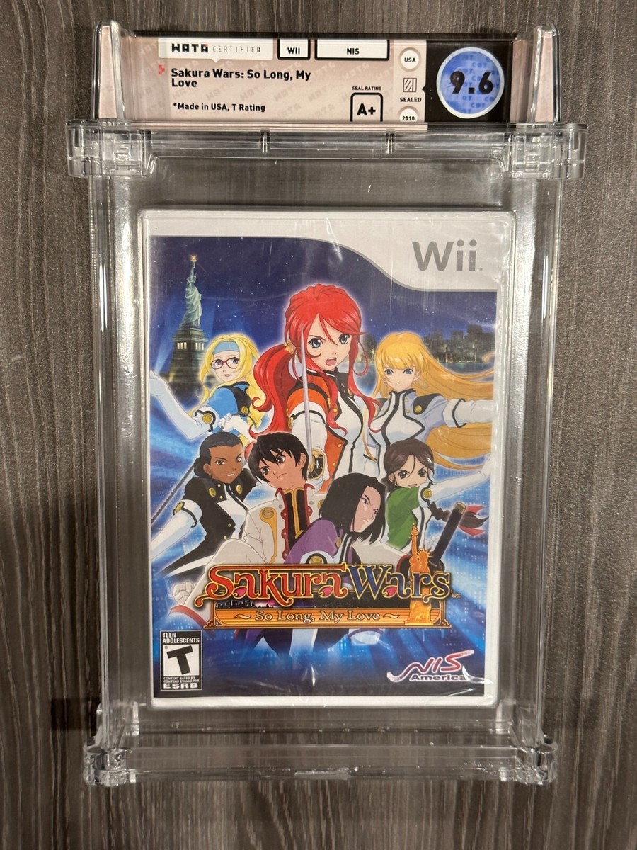 Sakura Wars: So Long, My Love Nintendo Wi New Sealed GRADED