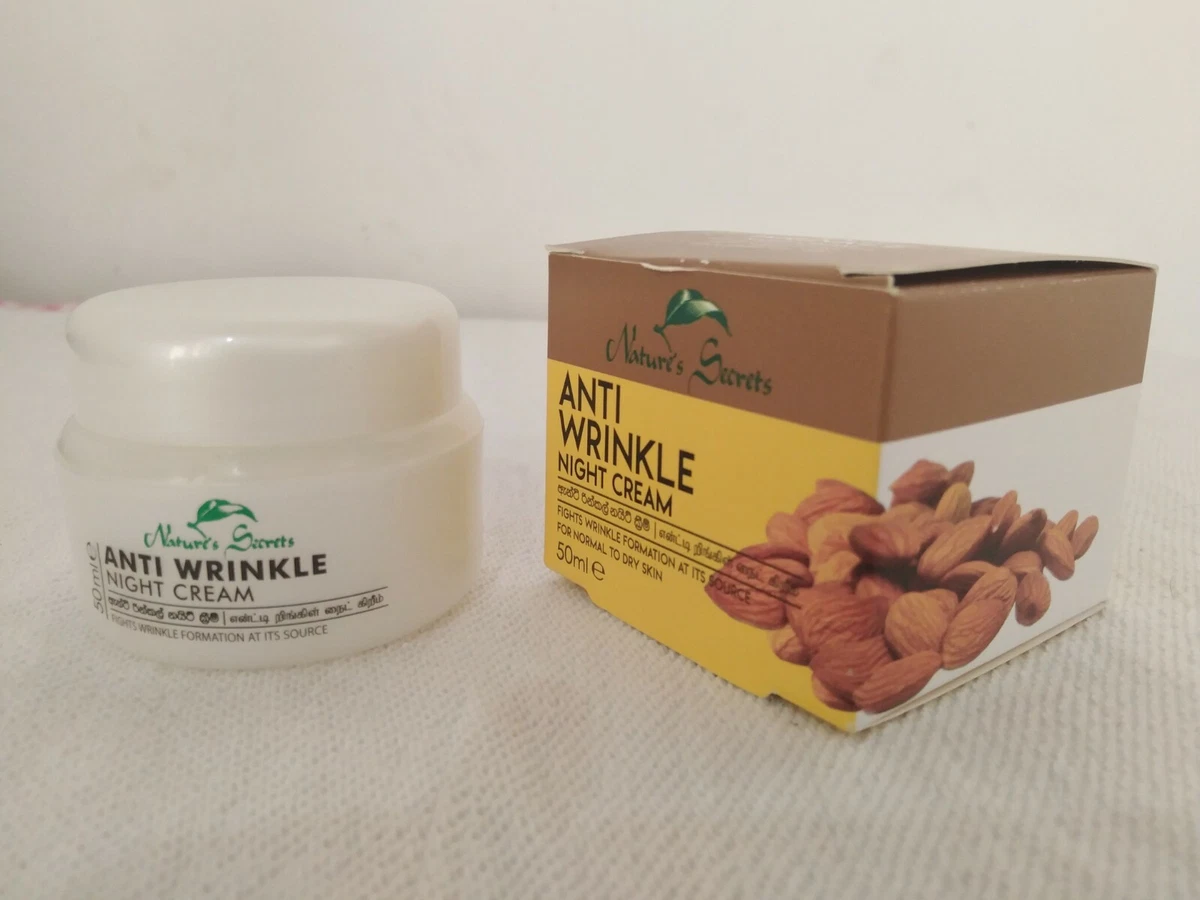 Nature Secrets Night Cream 50ml Normal Dry Skin Srilanka Almond Virgin Coconut