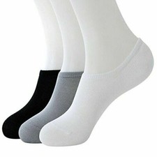 3-12 Pairs Womens Ankle Boat Liner Invisible Solid Plain No Show Cotton Socks