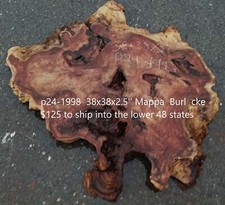 Mappa Burl Slab  Live Edge  DIY Crafts  River Table  P24-1998