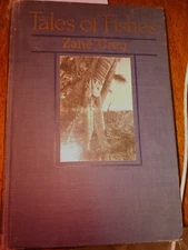 Zane Grey Tales Of Fishes Rare Pocket Pages Books Uncut sheets 1919