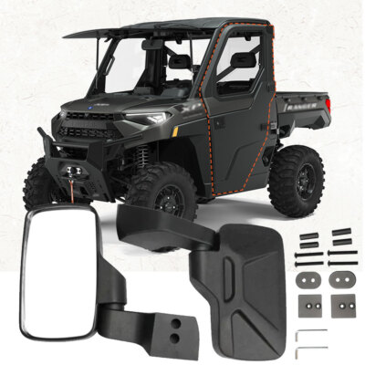 Door Mounted Side Mirrors Crew 2889241 Fit For 2018-2023 Polaris
