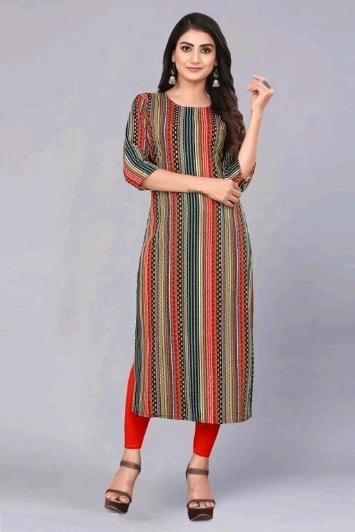 Multicolor Printed Multi Color Cotton Kurti at Rs 650/piece in Vapi | ID:  13709873773