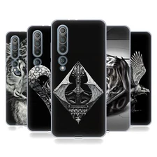 OFFICIAL STANLEY MORRISON BLACK AND WHITE SOFT GEL CASE FOR XIAOMI PHONES