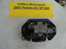 2001 POLARIS XC SP 600 Edge oem brake caliper w pads recoil rope guide bolts