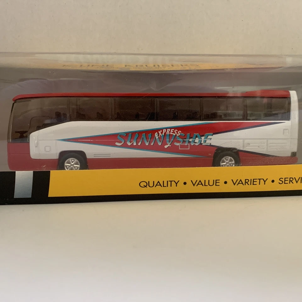 K-LINE KRUISERS DIE CAST CAR MODEL K94446 Sunnyside Express Tour Bus 1:43 - Image 3 of 4