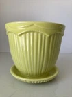 Vintage McCoy Art Pottery Yellow Planter 1967-74 Tierra Line USA # 635 5”