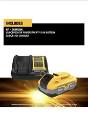 DEWALT POWERSTACK 20V MAX 5Ah Battery Kit with charger - DCBP520C