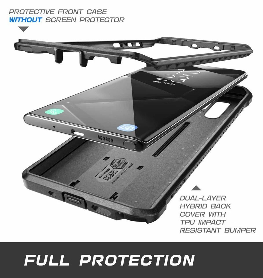 SUPCASE Nuevo Para Samsung Galaxy Note10+ Plus, Resistente Funda con Soporte Foto 3 de 4