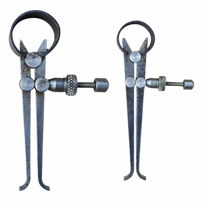 ACCLAIM 3" Small & Medium Adjustable Internal Steel Calipers Measure Seconds