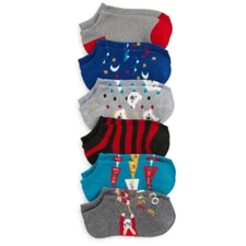 Tucker + Tate Assorted 6-Pack Lowcut Socks in Smore Please Pack