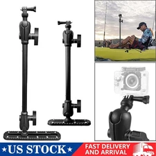 Kayak Action Camera Mount 360 Degree Adjustable Kayak Rail Track Camera Holder