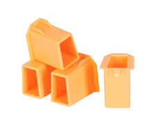 50 cavity connectors E150 for hollow wall boxes. Colour Orange