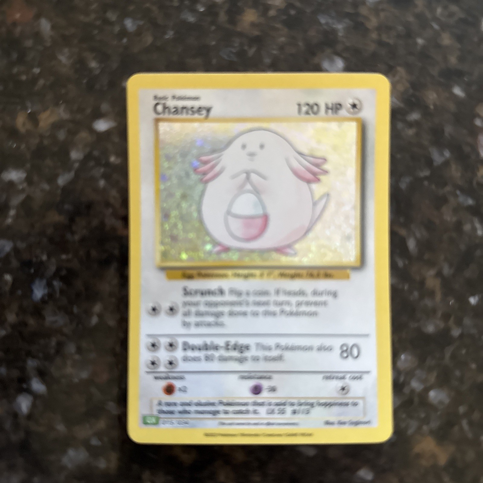 Chansey Trading Card Game Classic Holo Card 015/034 NM English Pokemon TCG