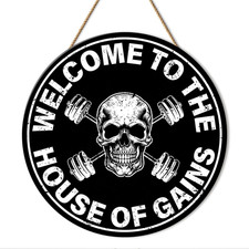 Home Gym Wall Decor, Inspirational Workout Room Motivational Fitness Home Gym...