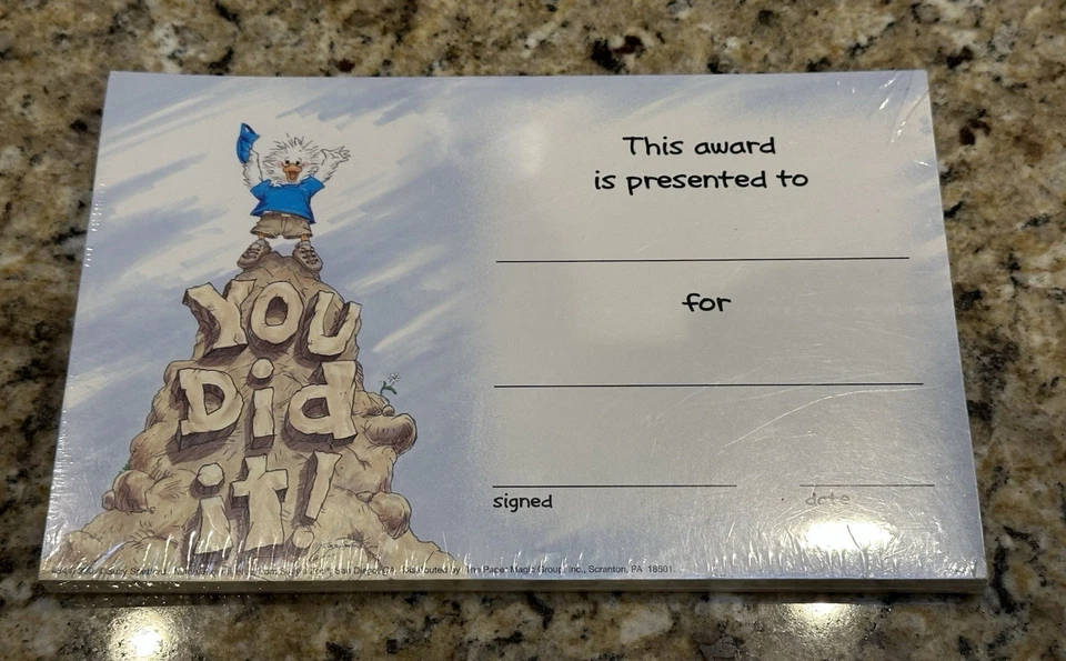 Premios de reconocimiento Suzy's Zoo ¡Lo hiciste! 36 Certificados Estudiantiles Profesores NUEVO Foto 3 de 4