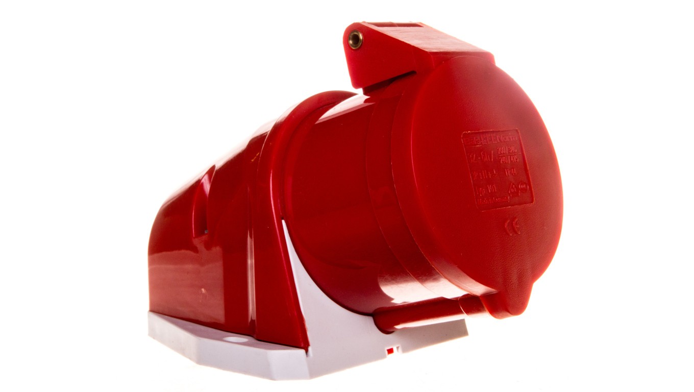 32A 5P 400V 6h Fixed Socket IP44 101 SCREW BL 101