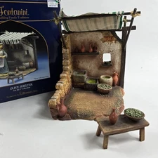 Fontanini Olive Shelter Nativity Village 54301 wi Table Roman 5" Collection 2006