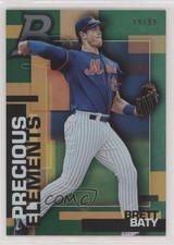 2020 Bowman Platinum Wal-Mart Precious Elements Green 19/99 Brett Baty 0s23