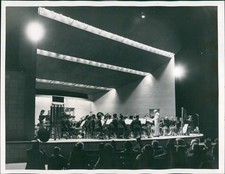 1957 Bayfront Facility Clearwater Bandshell Concert Florida Photo 7X9