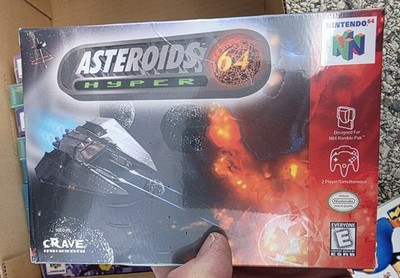 Asteroids Hyper 64 (Nintendo 64, N64) Brand New / Sealed & FREE SHIPPING 
