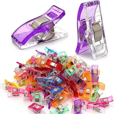 30PCS Plastic Sewing Clips Fabric Clips Crocheting Clips Mini Knitting Clips - Image 1 of 4