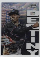 2022 Stadium Club Chrome Dynasty and Destiny Wave Refractor Jazz Chisholm 15kw