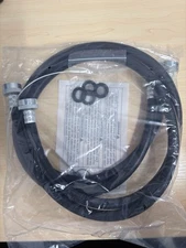 CERTIFIED APPLIANCE ACCESSORIES 4ft. EPDM Washing Machine Hoses Black (2-Pack)