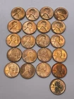 1944 P Lincoln Wheat Cent BU Uncirculated Lot Of 21 Total Nice Toning