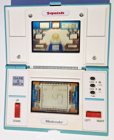 Squish - Nintendo Multi Screen Game & Watch (1986) MG-61 Tested ORIGINAL OWNER