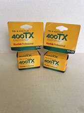 KODAK TRI-X 400 35mm B W 400TX Negative Film NEW 2-Pack 24 exp per roll