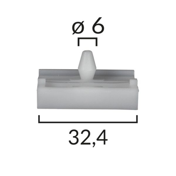 Fits ROMIX ROM C30110 Upholstery pin ROM C30110 Bar pin (application: door stri - Image 5